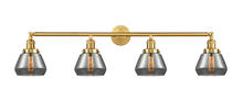 Innovations Lighting 215-SG-G173-LED - Fulton - 4 Light - 43 inch - Satin Gold - Bath Vanity Light