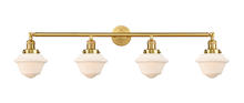 Innovations Lighting 215-SG-G531-LED - Oxford - 4 Light - 46 inch - Satin Gold - Bath Vanity Light