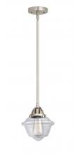 Innovations Lighting 288-1S-SN-G532-LED - Oxford - 1 Light - 8 inch - Brushed Satin Nickel - Cord hung - Mini Pendant