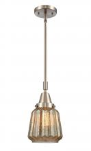 Innovations Lighting 447-1S-SN-G146-LED - Chatham - 1 Light - 7 inch - Brushed Satin Nickel - Mini Pendant