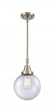 Innovations Lighting 447-1S-SN-G204-8-LED - Beacon - 1 Light - 8 inch - Brushed Satin Nickel - Mini Pendant