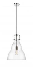 Innovations Lighting 494-1S-PN-G592-14-LED - Haverhill - 1 Light - 14 inch - Polished Nickel - Stem hung - Pendant