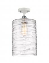 Innovations Lighting 516-1C-WPC-G1113-L-LED - Cobbleskill - 1 Light - 9 inch - White Polished Chrome - Semi-Flush Mount