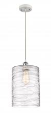 Innovations Lighting 516-1P-WPC-G1113-L-LED - Cobbleskill - 1 Light - 9 inch - White Polished Chrome - Cord hung - Mini Pendant