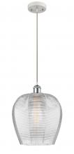 Innovations Lighting 516-1P-WPC-G462-12-LED - Norfolk - 1 Light - 12 inch - White Polished Chrome - Cord hung - Mini Pendant