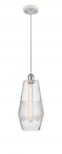 Innovations Lighting 516-1P-WPC-G684-7-LED - Windham - 1 Light - 7 inch - White Polished Chrome - Cord hung - Mini Pendant