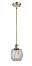 Innovations Lighting 516-1S-AB-G104-LED - Belfast - 1 Light - 6 inch - Antique Brass - Mini Pendant