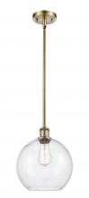 Innovations Lighting 516-1S-AB-G124-10-LED - Athens - 1 Light - 10 inch - Antique Brass - Mini Pendant