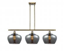 Innovations Lighting 516-3I-AB-G93-L-LED - Fenton - 3 Light - 38 inch - Antique Brass - Cord hung - Island Light