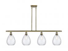 Innovations Lighting 516-4I-AB-G372-LED - Waverly - 4 Light - 48 inch - Antique Brass - Cord hung - Island Light