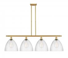 Innovations Lighting 516-4I-SG-GBD-124-LED - Bristol - 4 Light - 50 inch - Satin Gold - Cord hung - Island Light