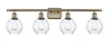 Innovations Lighting 516-4W-AB-G362-LED - Waverly - 4 Light - 36 inch - Antique Brass - Bath Vanity Light