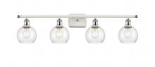 Innovations Lighting 516-4W-WPC-G124-6-LED - Athens - 4 Light - 36 inch - White Polished Chrome - Bath Vanity Light