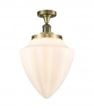 Innovations Lighting 517-1CH-AB-G661-12 - Bullet - 1 Light - 12 inch - Antique Brass - Semi-Flush Mount