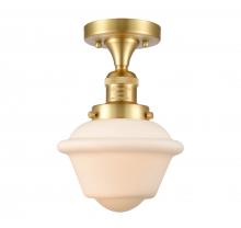 Innovations Lighting 517-1CH-SG-G531-LED - Oxford - 1 Light - 8 inch - Satin Gold - Semi-Flush Mount