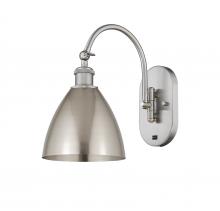 Innovations Lighting 518-1W-SN-MBD-75-SN-LED - Bristol - 1 Light - 8 inch - Brushed Satin Nickel - Sconce