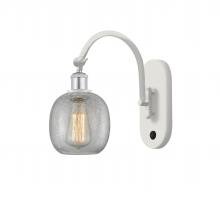 Innovations Lighting 518-1W-WPC-G105-LED - Belfast - 1 Light - 6 inch - White Polished Chrome - Sconce