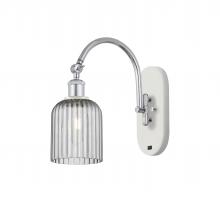 Innovations Lighting 518-1W-WPC-G559-5SM - Bridal Veil - 1 Light - 5 inch - White Polished Chrome - Sconce