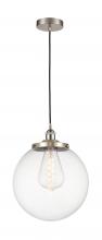 Innovations Lighting 616-1PH-SN-G202-14 - Beacon - 1 Light - 14 inch - Satin Nickel - Mini Pendant