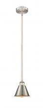 Innovations Lighting 616-1S-SN-M8-LED - Smithfield - 1 Light - 7 inch - Brushed Satin Nickel - Cord hung - Mini Pendant