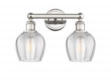  616-2W-PN-G462-6 - Norfolk - 2 Light - 15 inch - Polished Nickel - Bath Vanity Light