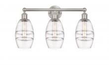 Innovations Lighting 616-3W-SN-G557-6CL - Vaz - 3 Light - 24 inch - Brushed Satin Nickel - Bath Vanity Light