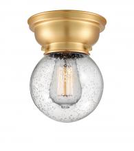 Innovations Lighting 623-1F-SG-G204-6-LED - Beacon - 1 Light - 6 inch - Satin Gold - Flush Mount