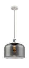 Innovations Lighting 916-1P-WPC-G73-L-LED - Bell - 1 Light - 12 inch - White Polished Chrome - Cord hung - Mini Pendant