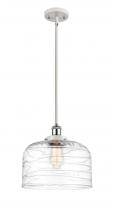 Innovations Lighting 916-1S-WPC-G713-L-LED - Bell - 1 Light - 12 inch - White Polished Chrome - Mini Pendant