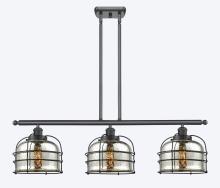 Innovations Lighting 916-3I-BK-G78-CE-LED - Bell Cage - 3 Light - 36 inch - Matte Black - Stem Hung - Island Light