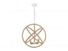 Golden 0868-4 NWT - Marina 4-Light Chandelier in Natural White