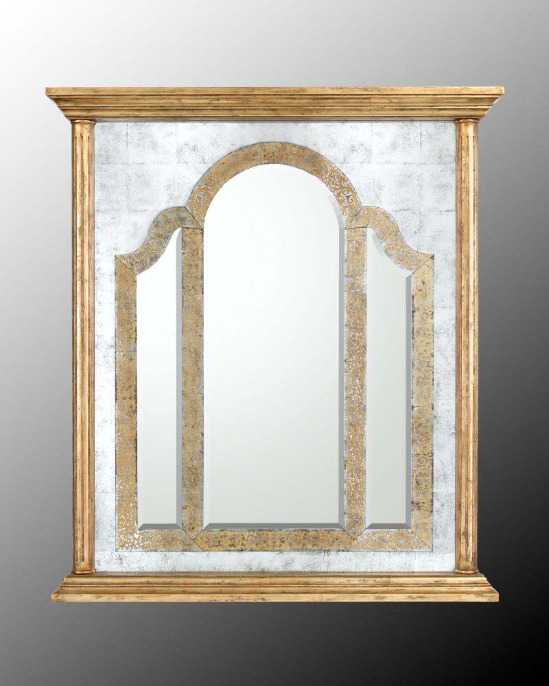 40X46 ARCHED TOP MIRROR ON MIRROR