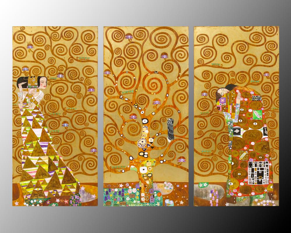 32X67EA ORIG REPROD KLIMT TRUPTIQUE