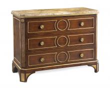 J. Richard EUR-01-0092 - 38X48X23 RUSSIAN CHEST W/MARBLE TOP