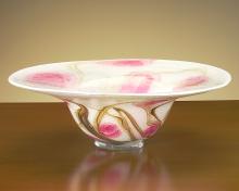 J. Richard JRA-6632 - 6X17 ART GLASS FLORAL BOWL