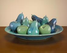 J. Richard JRA-7348 - 13PCS BOWL OF PORCELAIN FRUIT