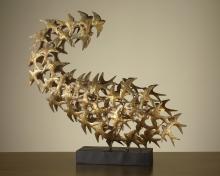 J. Richard JRA-7970 - 29X32X6.5 BIRDS IN FLIGHT SCULPTURE