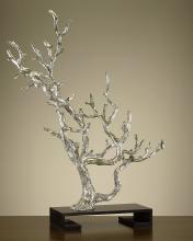 J. Richard JRA-7977 - 51X39X10.5 BRANCH SCULPTURE IN SLVR LEAF