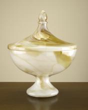 J. Richard JRA-8019 - 19X15.5'' DIA OPALINE LIDDED BOWL