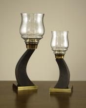 J. Richard JRA-8042S2 - SET OF 2 STRUCTURAL CANDLEHOLDERS