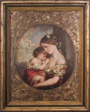 J. Richard JRO-1444 - 38X48 MOTHER & CHILD