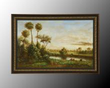 J. Richard JRO-1840 - 55X37 ''ARGUS'' PASTORAL LAND