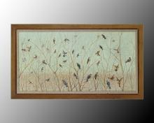 J. Richard JRO-1921 - 66X38 ''CORNEJO'' BIRDS IN BR