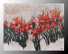 J. Richard JRO-2168 - 71X55 ''RENAUD'' FLEURS ARGEN