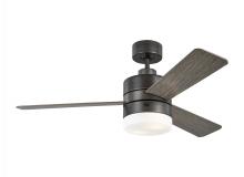 Anzalone Electric and Lighting Items 3ERAR44AGPD - Era 44" Dimmable LED Indoor/Outdoor Aged Pewter Ceiling Fan with Light Kit, Remote Control and M