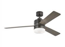 Anzalone Electric and Lighting Items 3ERAR52AGPD - Era 52" Dimmable LED Indoor/Outdoor Aged Pewter Ceiling Fan with Light Kit, Remote Control and M