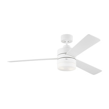 Anzalone Electric and Lighting Items 3ERAR52RZWD - Era 52" Dimmable LED Indoor/Outdoor Matte White Ceiling Fan with Light Kit, RemoteControl and Ma