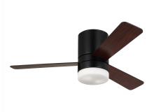 Anzalone Electric and Lighting Items 3ERHR44MBKD - Era 44 Inch Indoor/Outdoor LED Dimmable Hugger Ceiling Fan