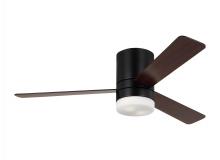 Anzalone Electric and Lighting Items 3ERHR52MBKD - Era 52 Inch Indoor/Outdoor LED Dimmable Hugger Ceiling Fan