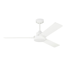 Anzalone Electric and Lighting Items 3JVR52RZW - Jovie 52" Indoor/Outdoor Matte White Ceiling Fan with Wall Control and Manual Reversible Motor